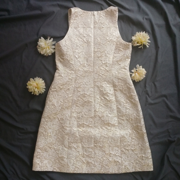 Aidan Mattox Sheath Dress Off White size 12 - Picture 6 of 13